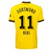 Günstige Borussia Dortmund Marco Reus #11 Heim Fussballtrikot Damen 2023-24 Kurzarm